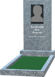 Памятник из сибирского гранита прямой Памятник из сибирского гранита прямой